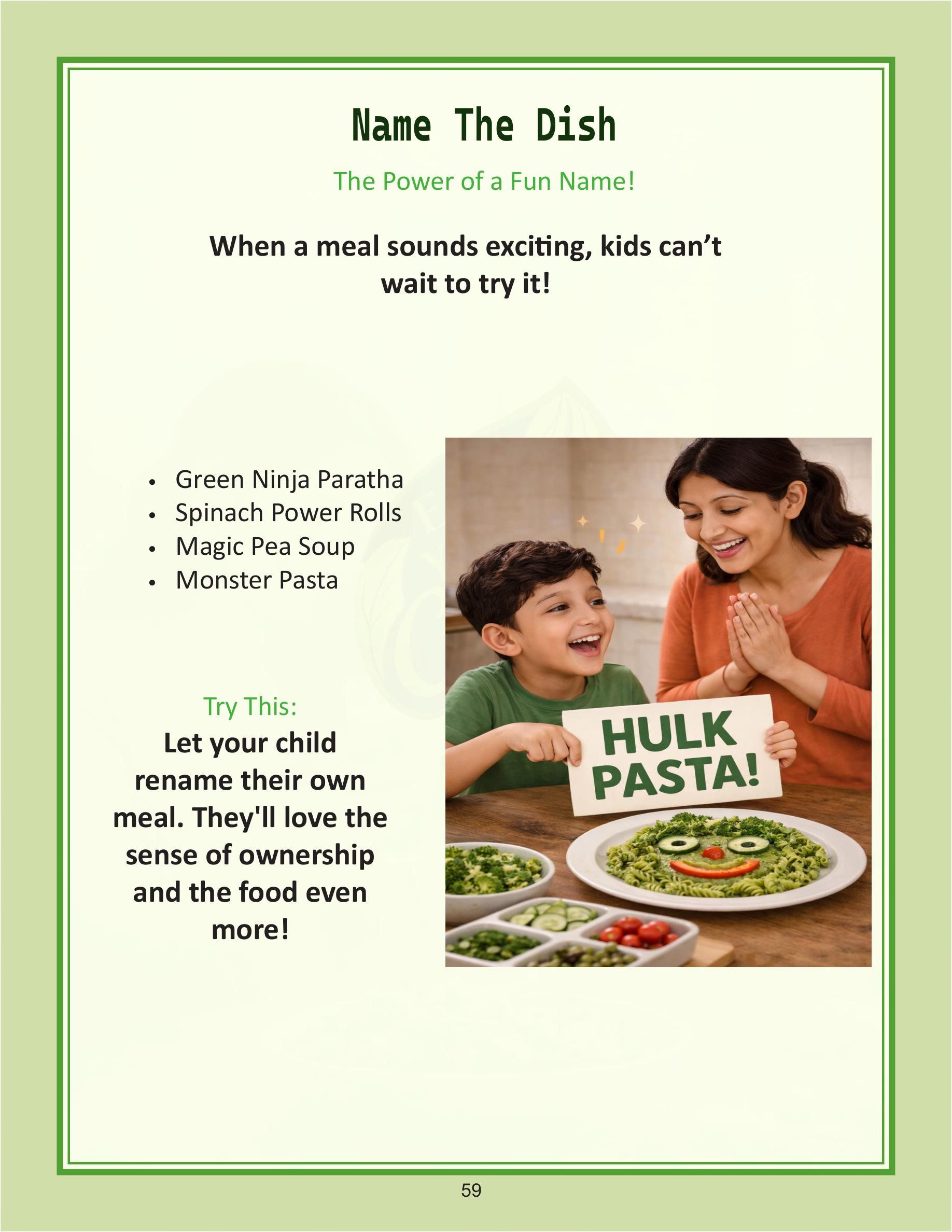 The Eat Your Green Guide - Raise Veggie Loving Kids